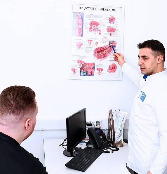 Первичный прием уролога со скидкой 20%